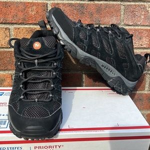 Merrell Moab 2 Ventilator Vibram Outdoor Hiking Shoes Black Night - Men SZ 10.5